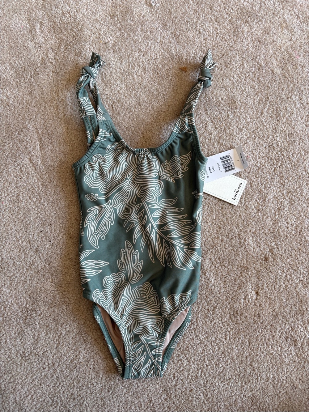 Hermoza “Little Brit” swimsuit in sage